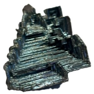 Blue bizmuth 3 2 sians emporium Blue bismuth hopper crystal specimen